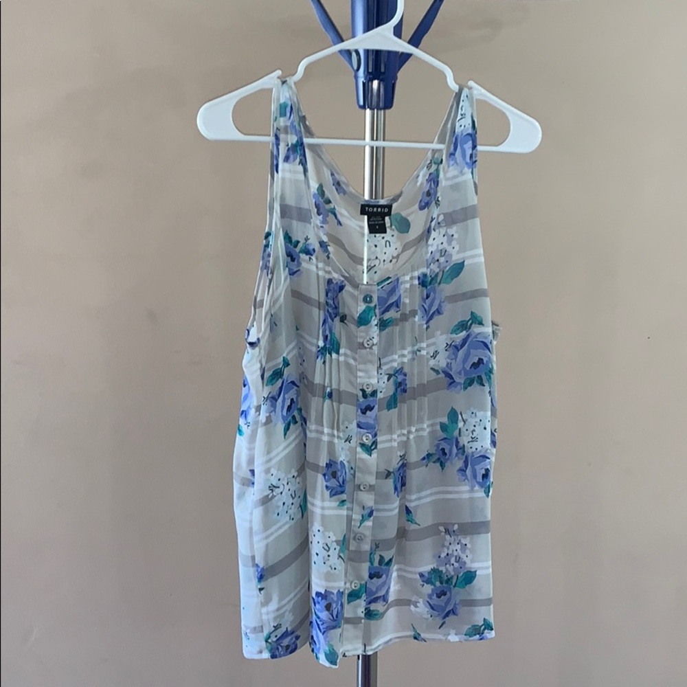 Torrid Floral Tank Top